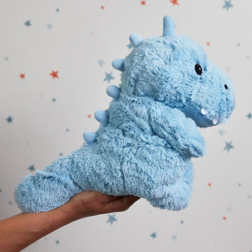 warmies-13-heatable-microwavable-baby-dinosaur-blue-soft-toy-wheat-filled-lavender-scented-233634338